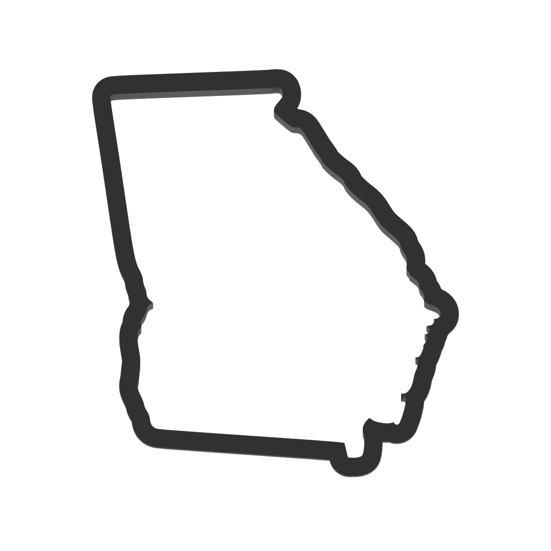 Georgia State Cookie Cutter with Easy Push Design — photo 3