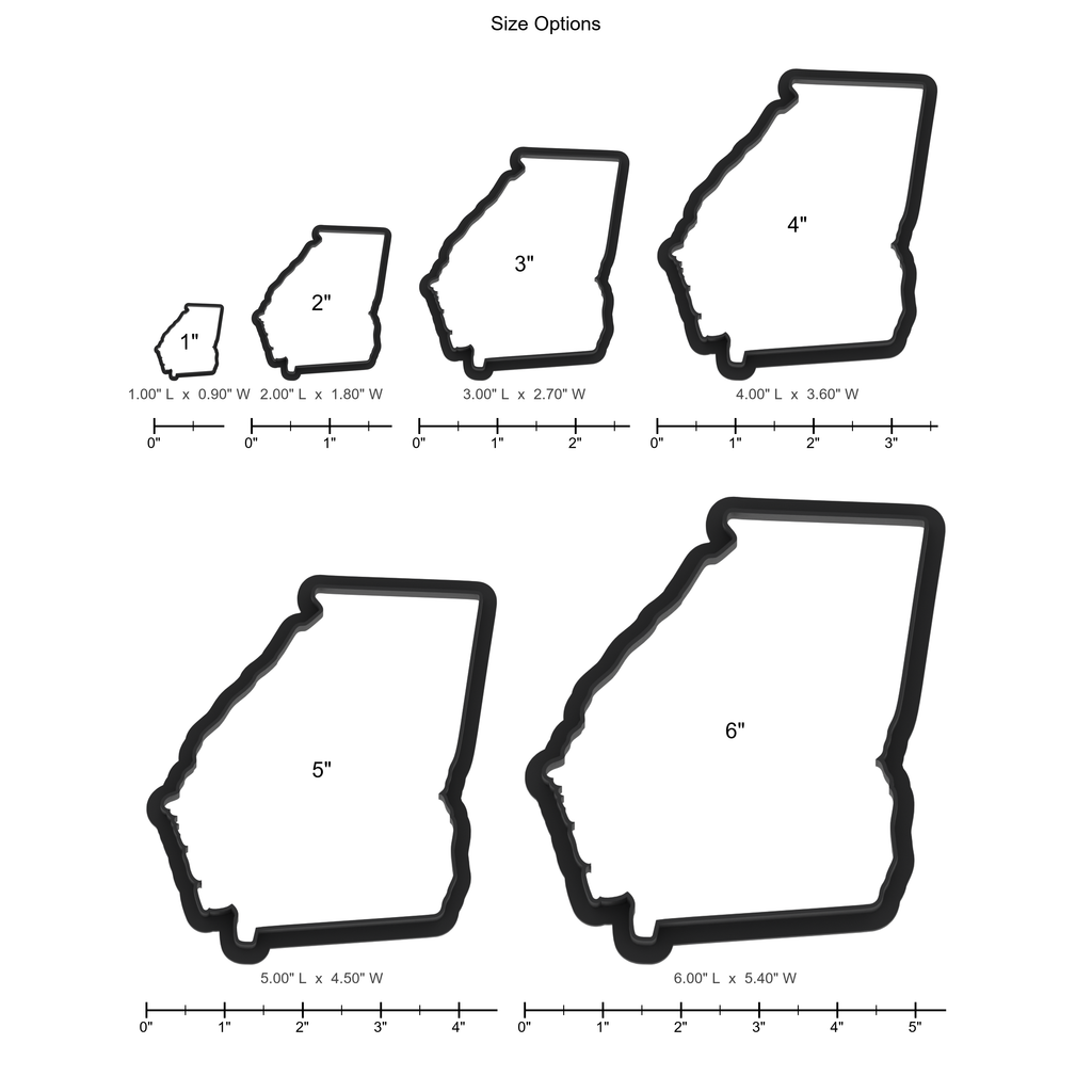 Georgia State Cookie Cutter with Easy Push Design — photo 5