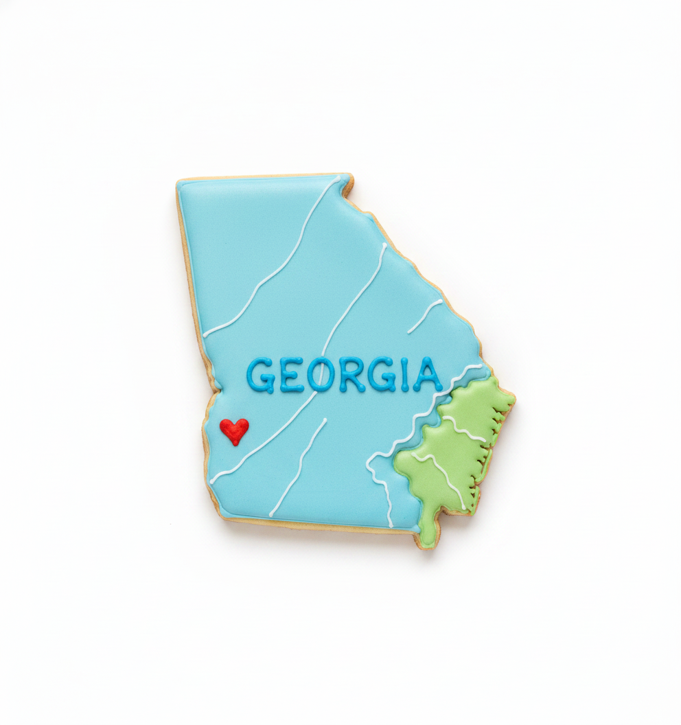 Georgia State Cookie Cutter with Easy Push Design — photo 2