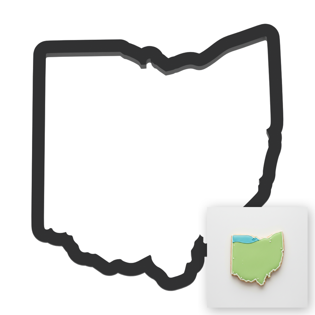 Ohio State Cookie Cutter with Easy Push Design — main photo