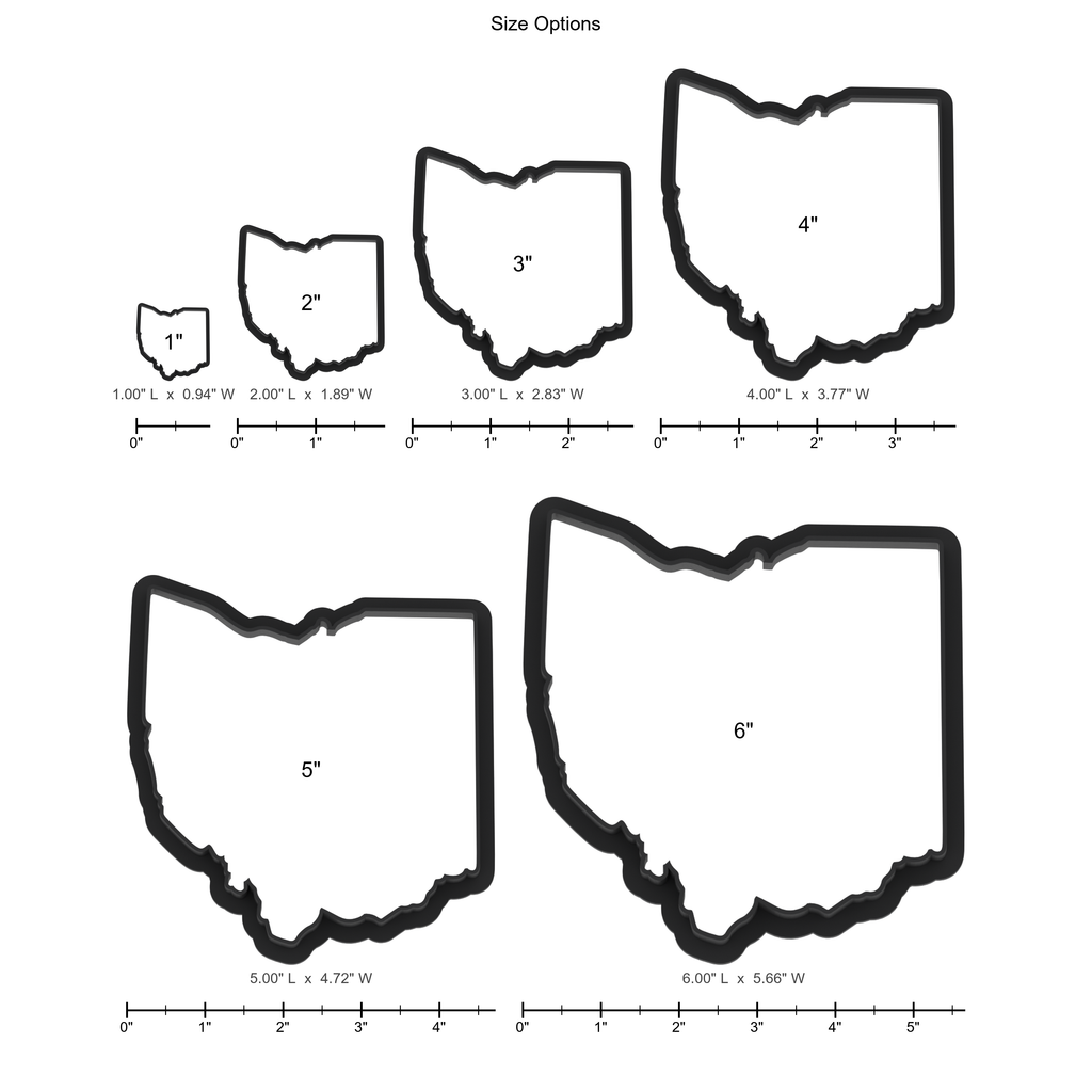Ohio State Cookie Cutter with Easy Push Design — photo 5