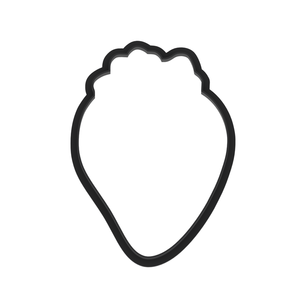 Strawberry Cookie Cutter with Easy Push Design — photo 5