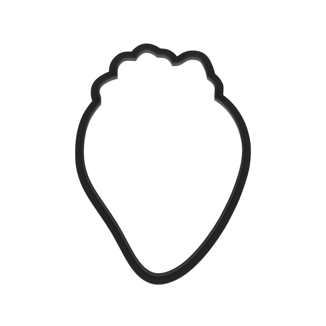 Strawberry Cookie Cutter with Easy Push Design — photo 5