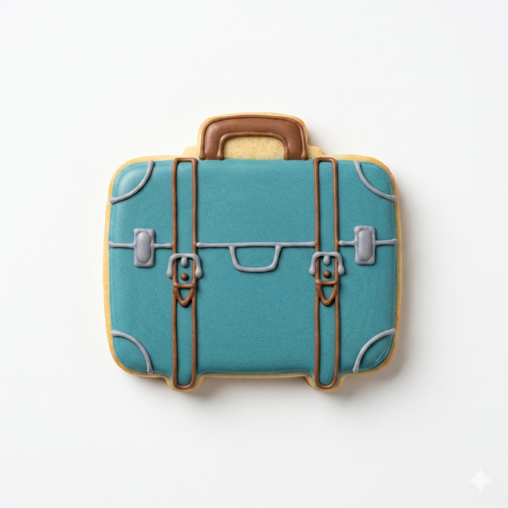Suitcase Cookie Cutter with Easy Push Design — photo 2