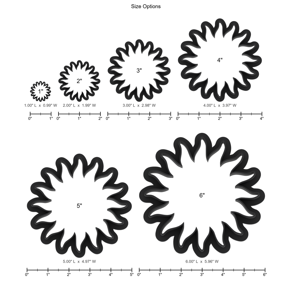 Sun Cookie Cutter with Easy Push Design — photo 5