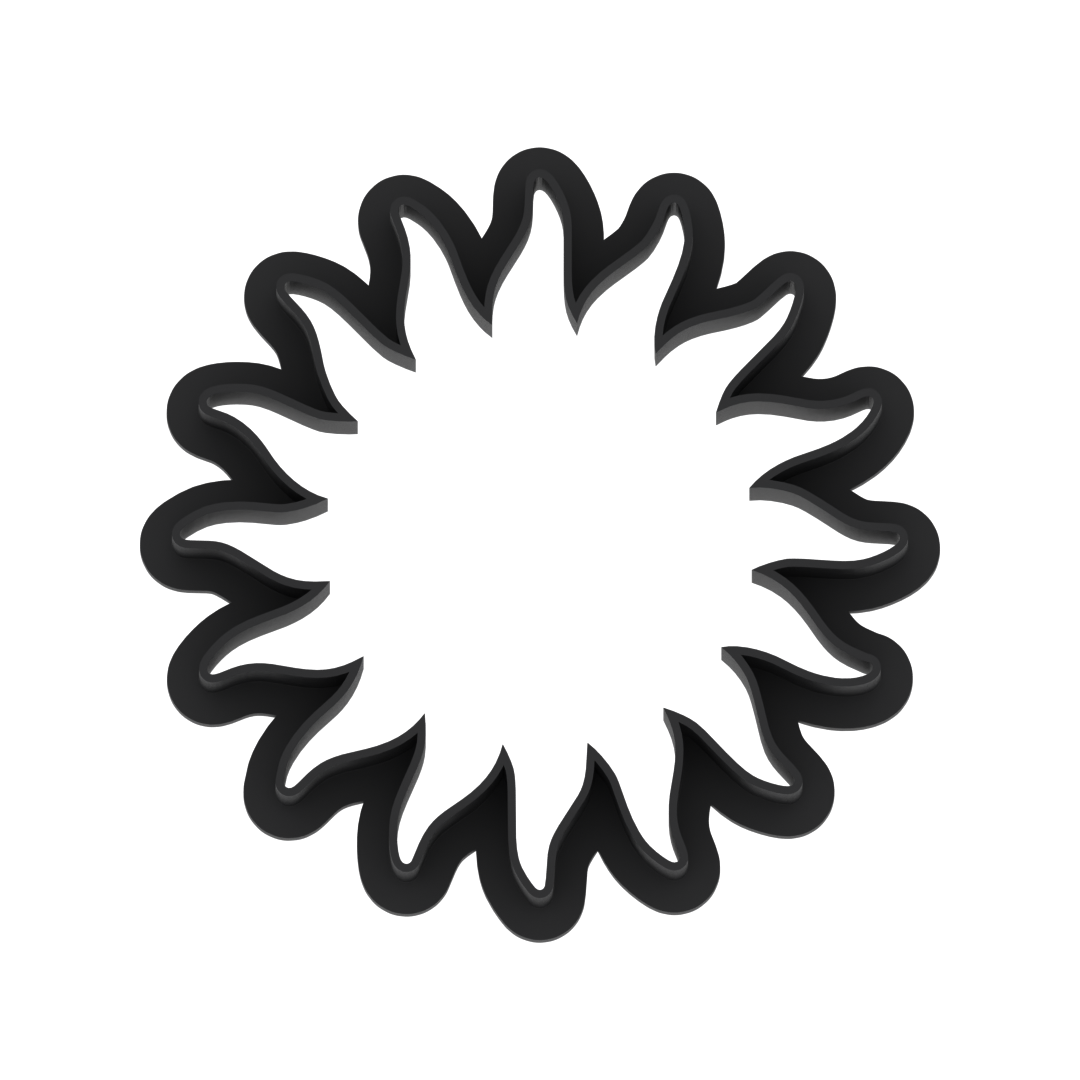 Sun Cookie Cutter with Easy Push Design — photo 6