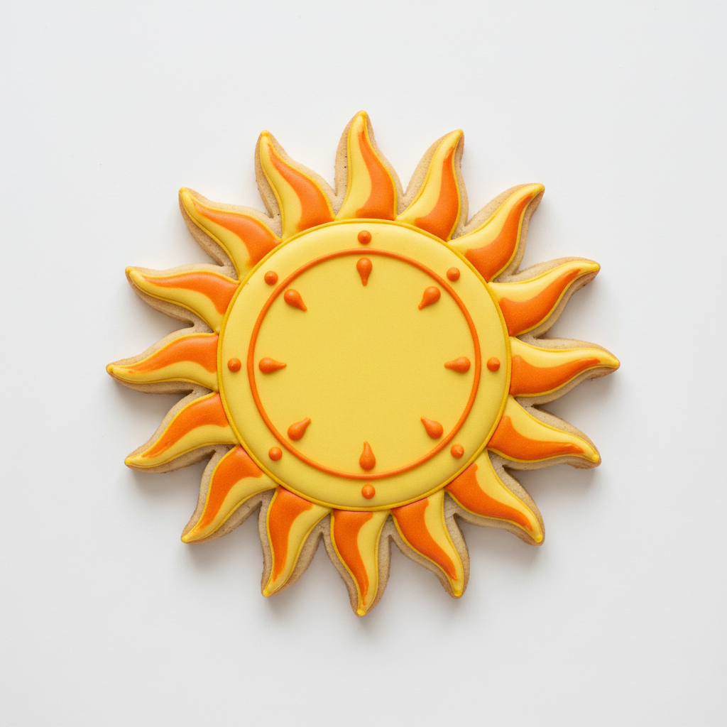 Sun Cookie Cutter with Easy Push Design — photo 2