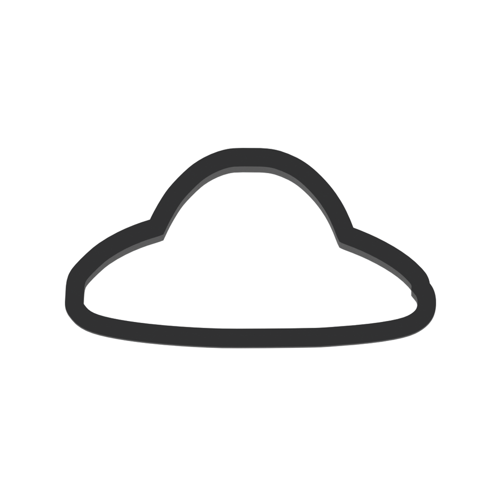 Sun Hat Cookie Cutter with Easy Push Design — photo 3