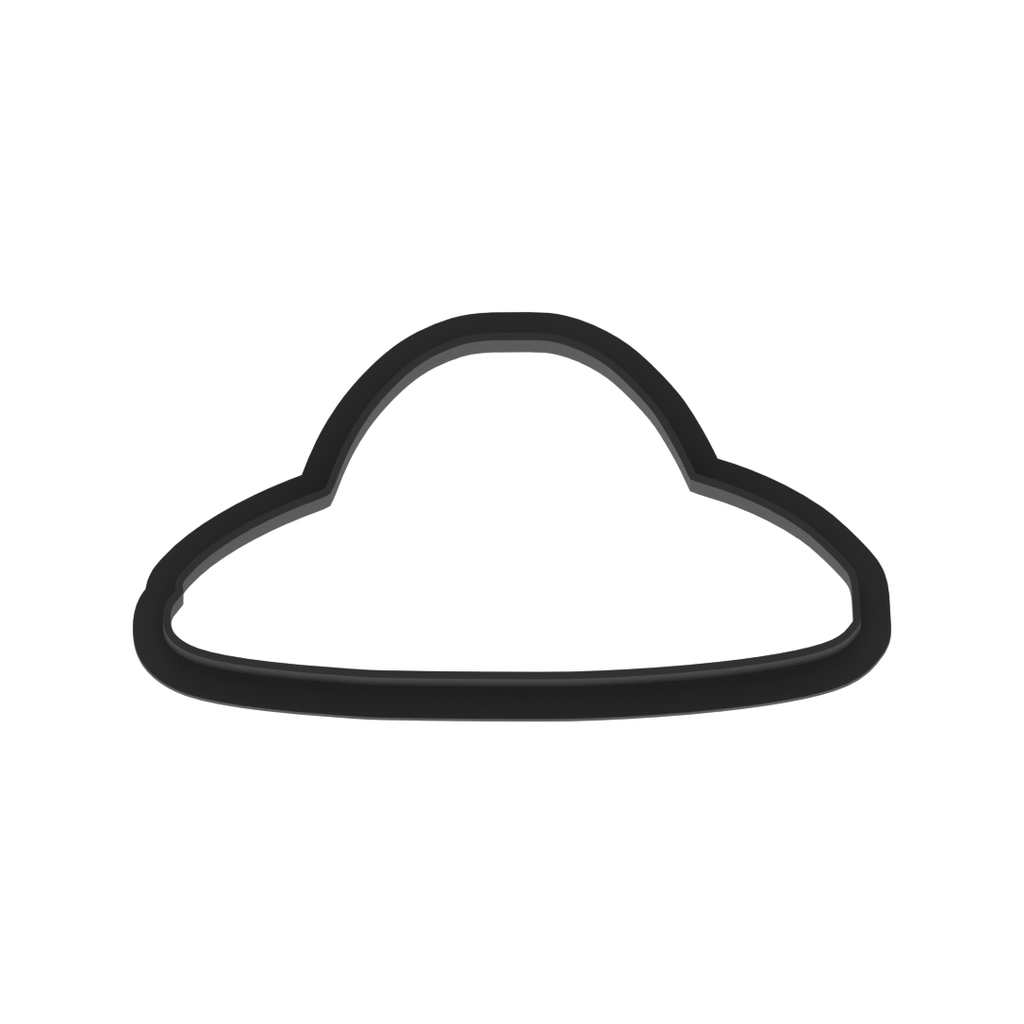 Sun Hat Cookie Cutter with Easy Push Design — photo 6