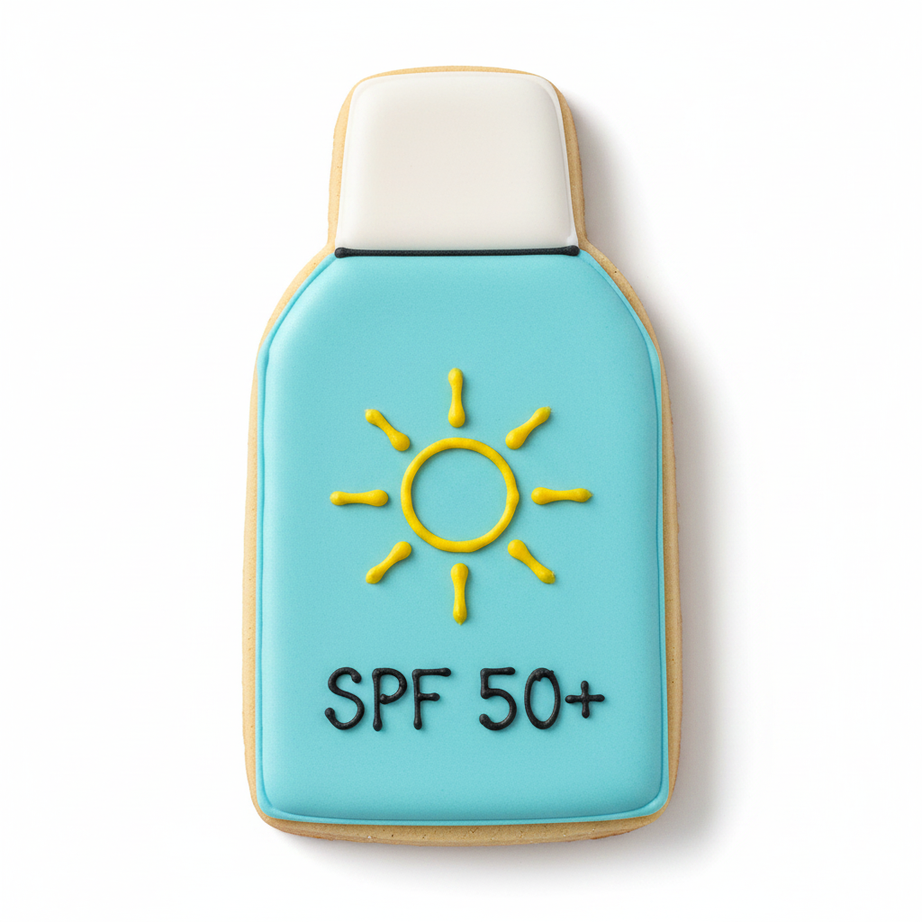 Sunscreen Bottle Cookie Cutter with Easy Push Design — photo 2