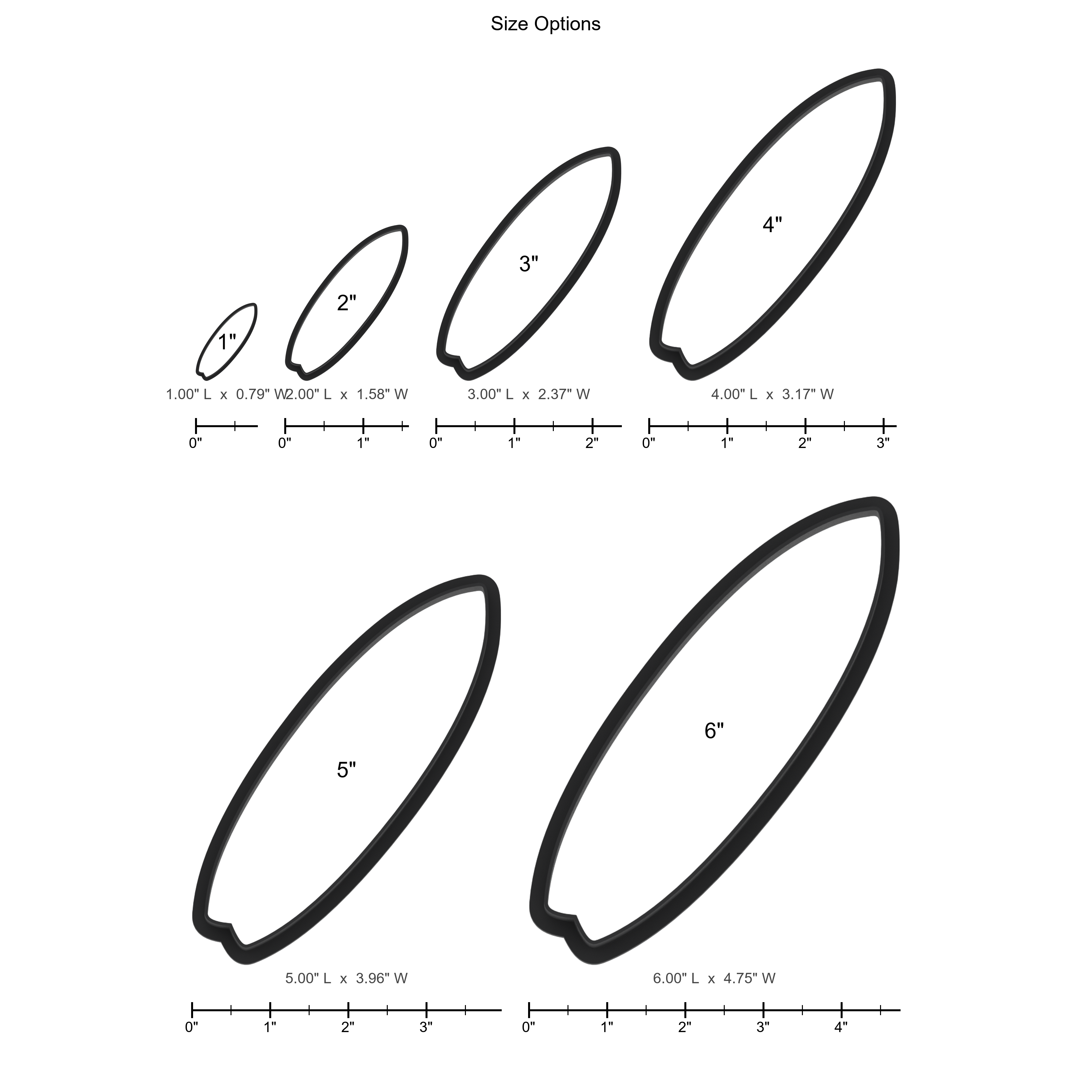 Surfboard Cookie Cutter with Easy Push Design — photo 5