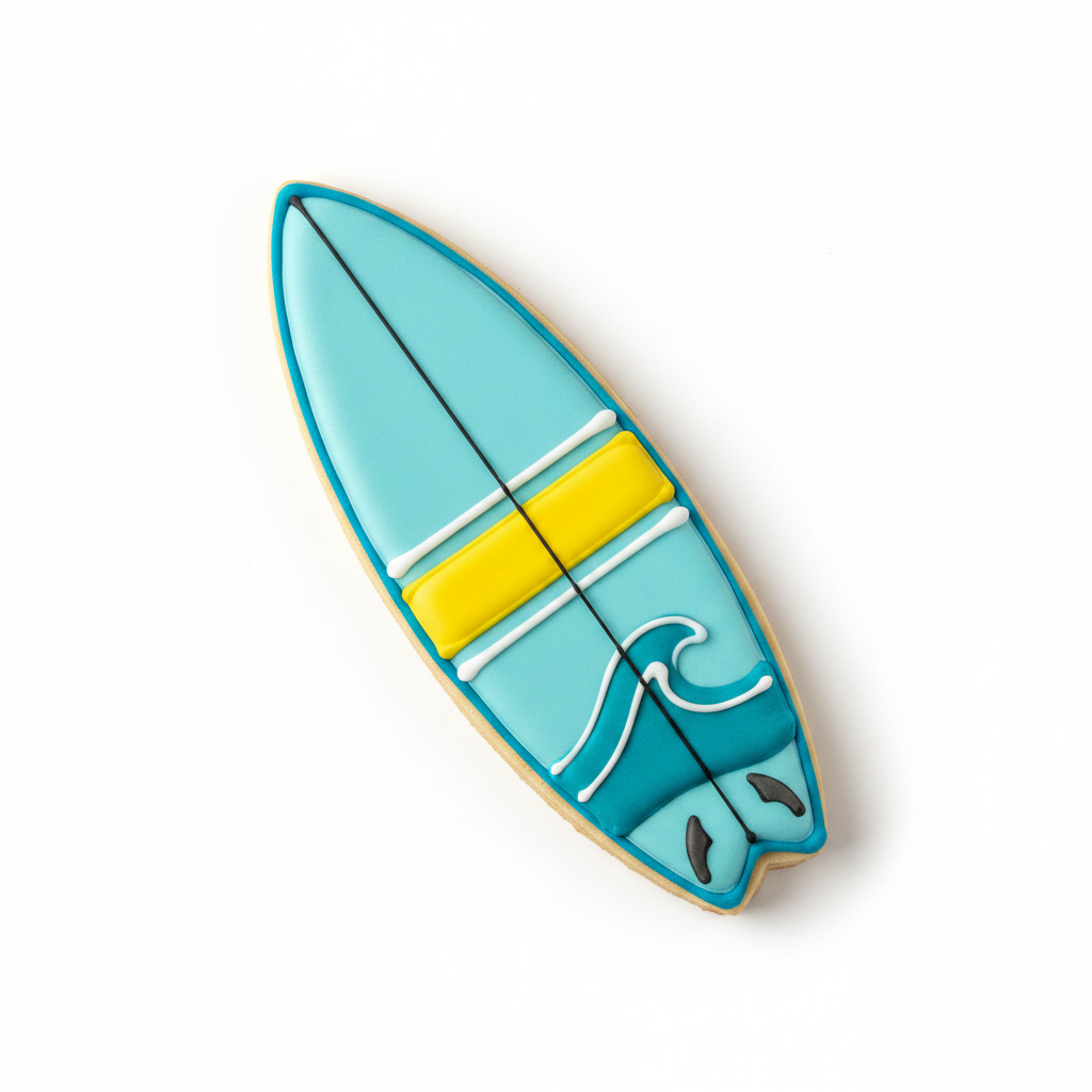 Surfboard Cookie Cutter with Easy Push Design — photo 2