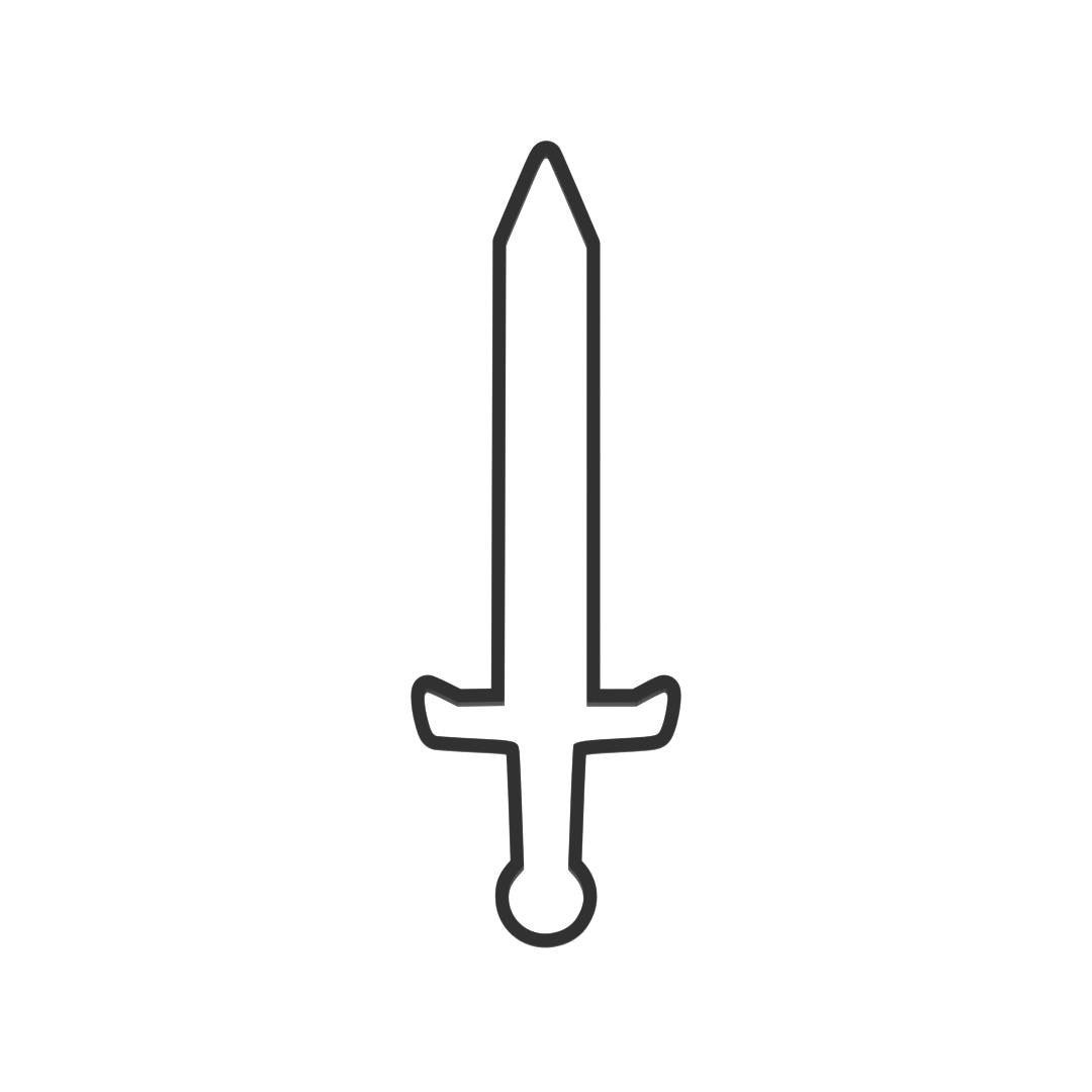 Sword Cookie Cutter with Easy Push Design — photo 3