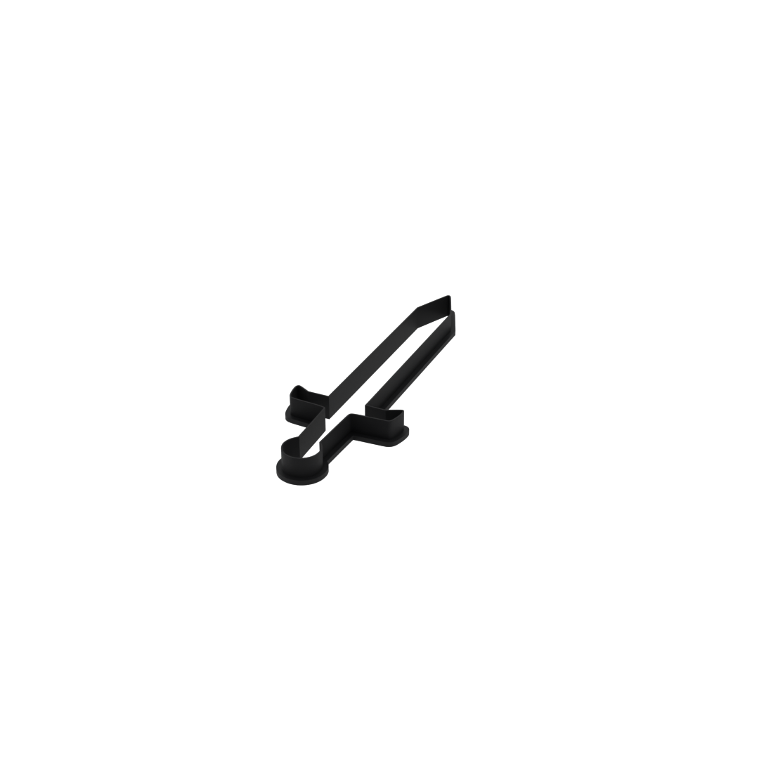 Sword Cookie Cutter with Easy Push Design — photo 4