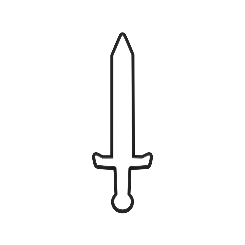 Sword Cookie Cutter with Easy Push Design — photo 6