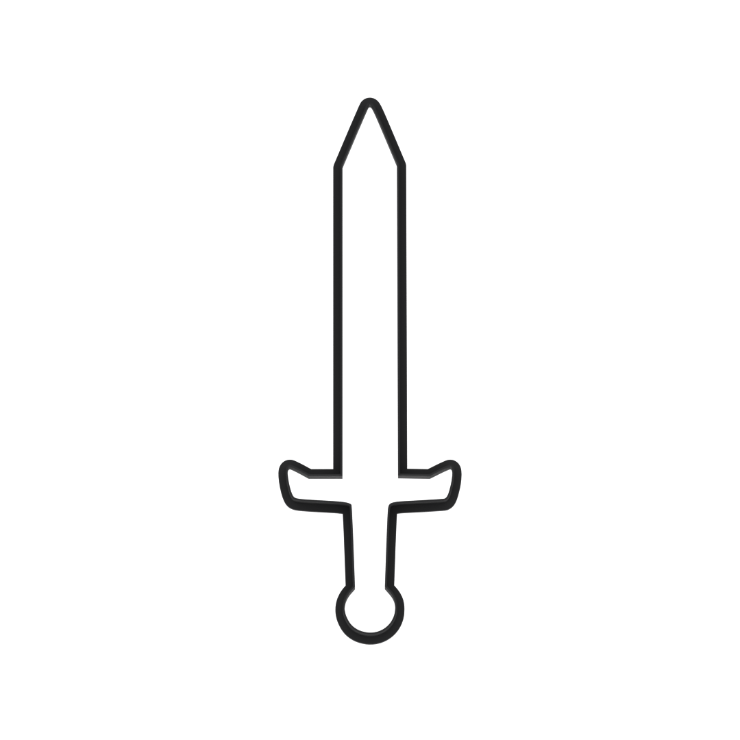 Sword Cookie Cutter with Easy Push Design — photo 6