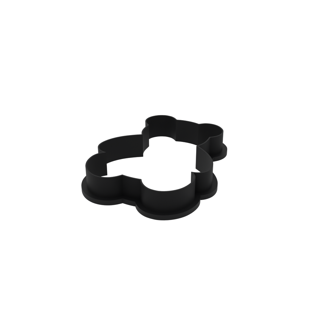 Teddy Bear Cookie Cutter with Easy Push Design — photo 4