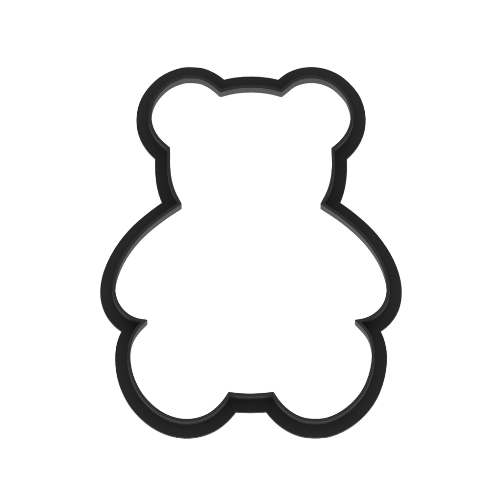 Teddy Bear Cookie Cutter with Easy Push Design — photo 6