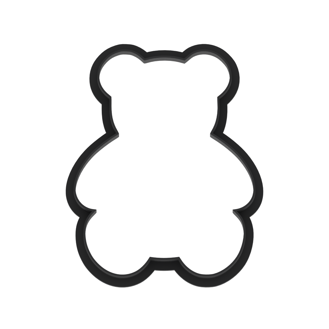Teddy Bear Cookie Cutter with Easy Push Design — photo 6