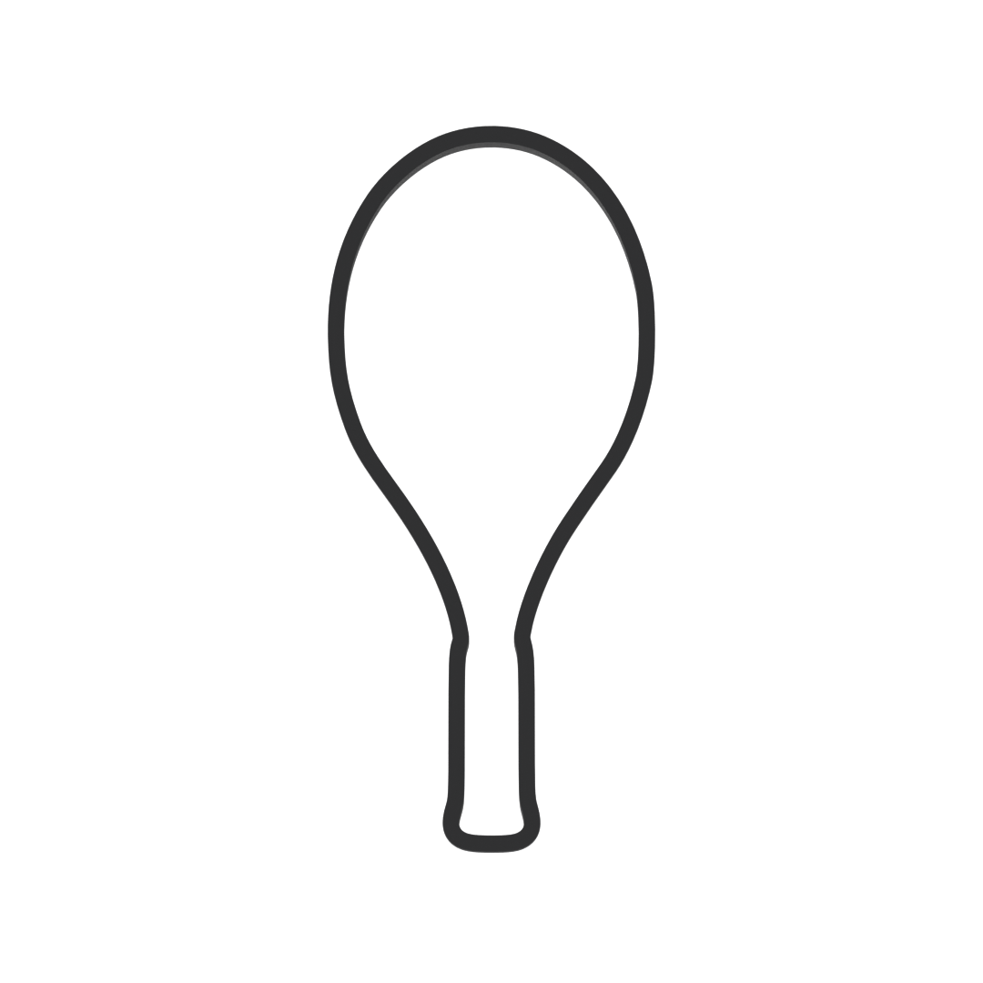 Tennis Racket Cookie Cutter with Easy Push Design — photo 3
