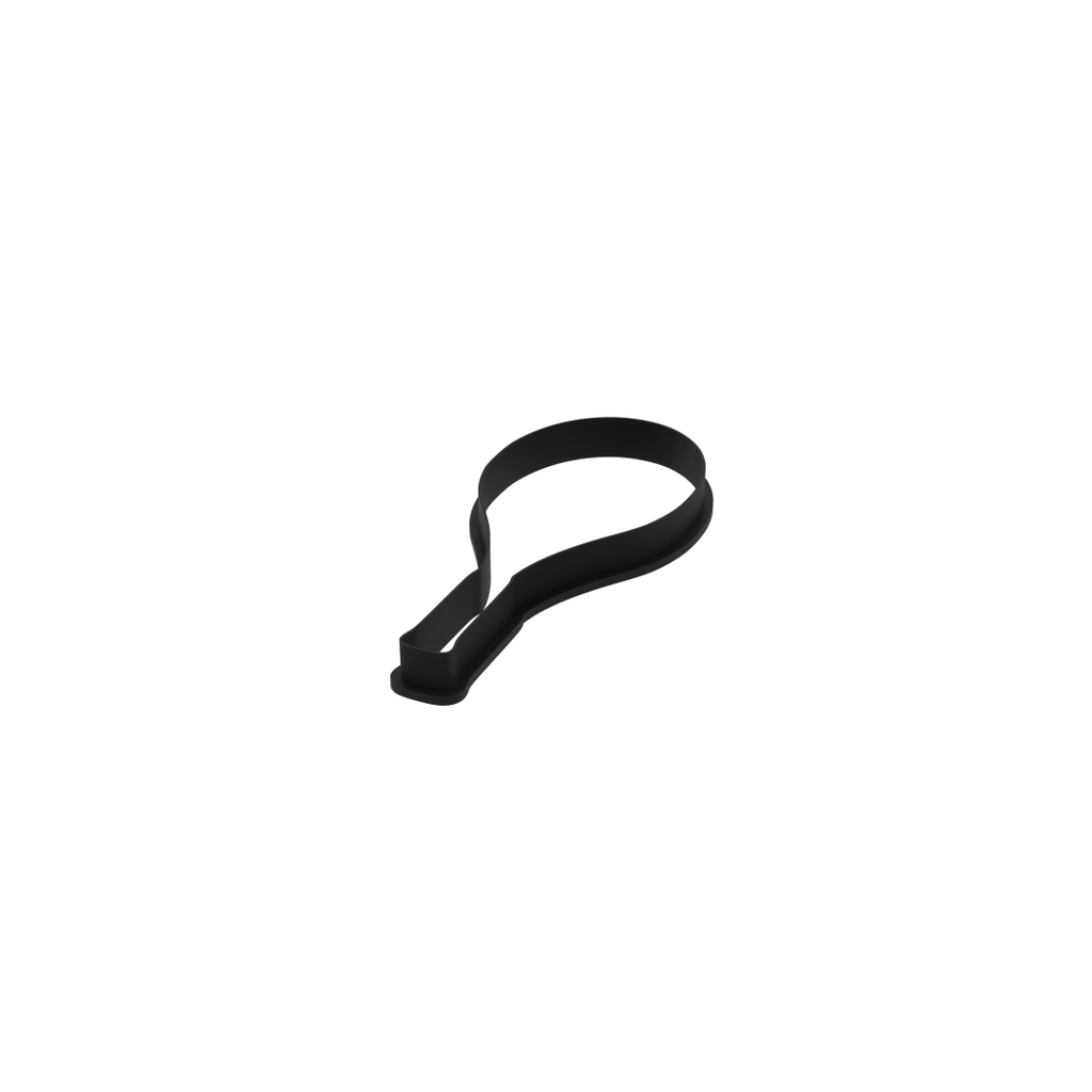 Tennis Racket Cookie Cutter with Easy Push Design — photo 4