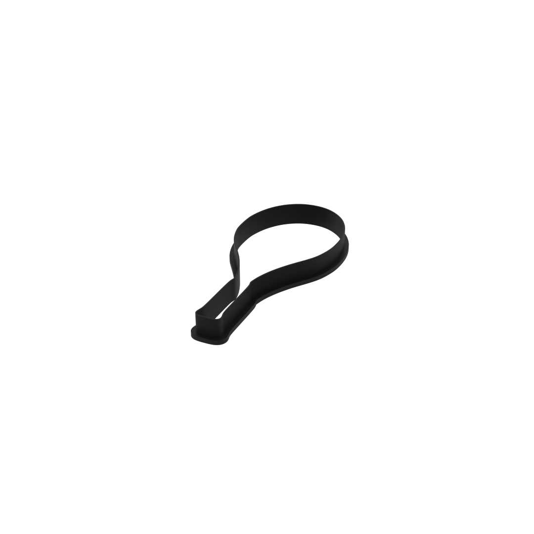 Tennis Racket Cookie Cutter with Easy Push Design — photo 4