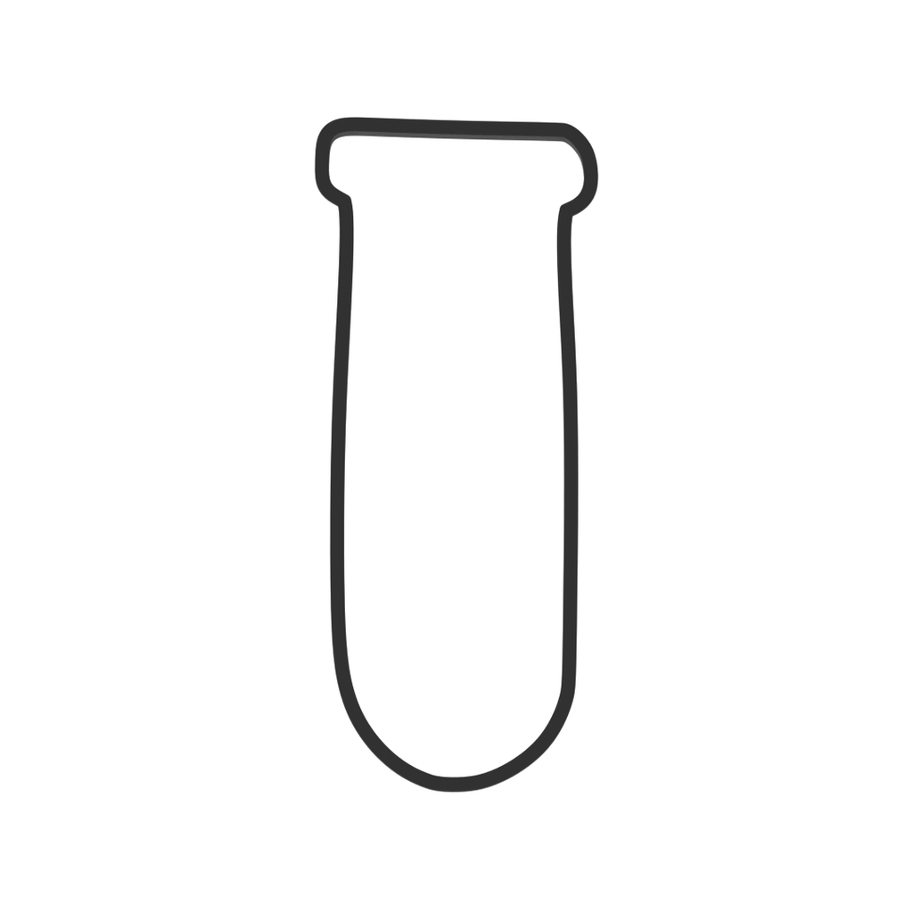 Test Tube Cookie Cutter with Easy Push Design — photo 3