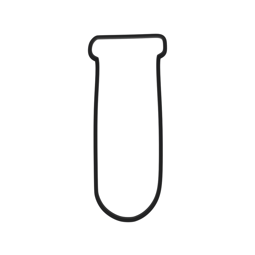 Test Tube Cookie Cutter with Easy Push Design — photo 6