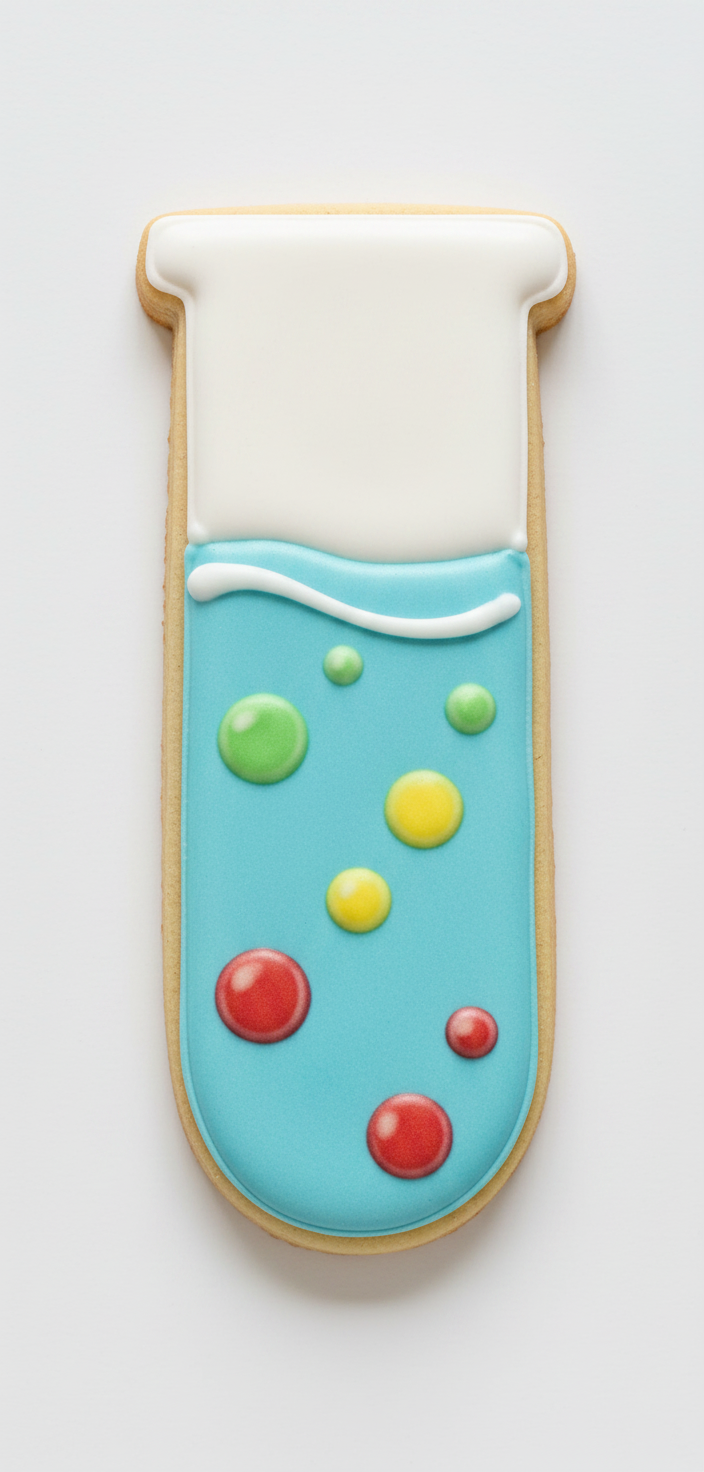 Test Tube Cookie Cutter with Easy Push Design — photo 2