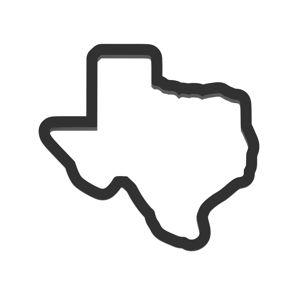 Texas State Cookie Cutter with Easy Push Design — photo 3