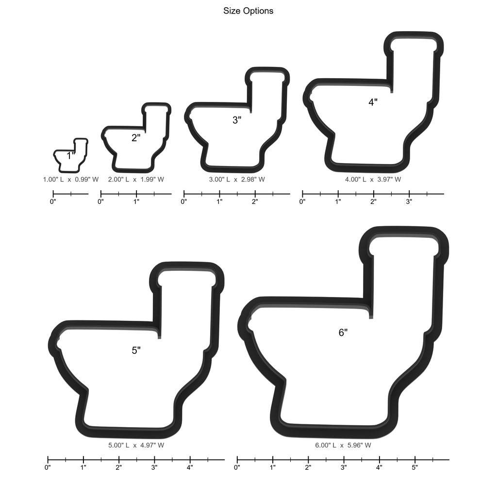 Toilet Cookie Cutter with Easy Push Design — photo 5