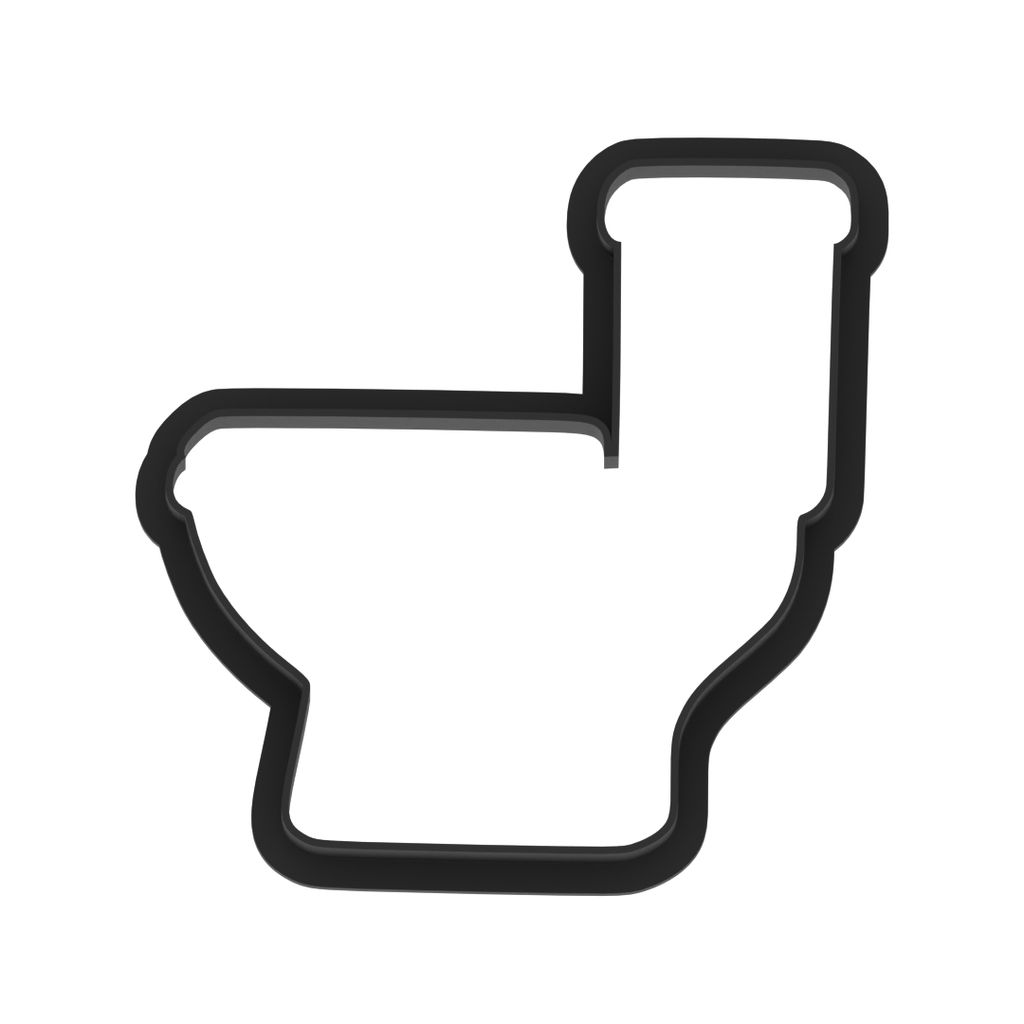 Toilet Cookie Cutter with Easy Push Design — photo 6