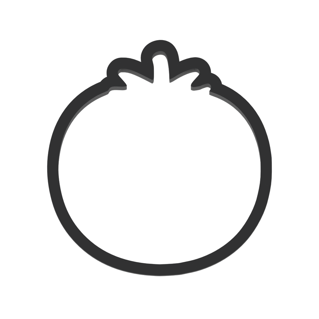 Tomato Cookie Cutter with Easy Push Design — photo 3