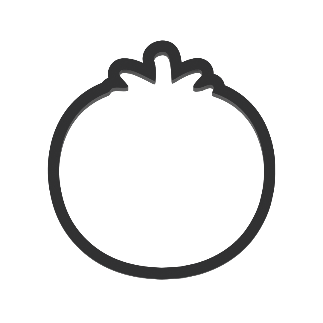 Tomato Cookie Cutter with Easy Push Design — photo 3