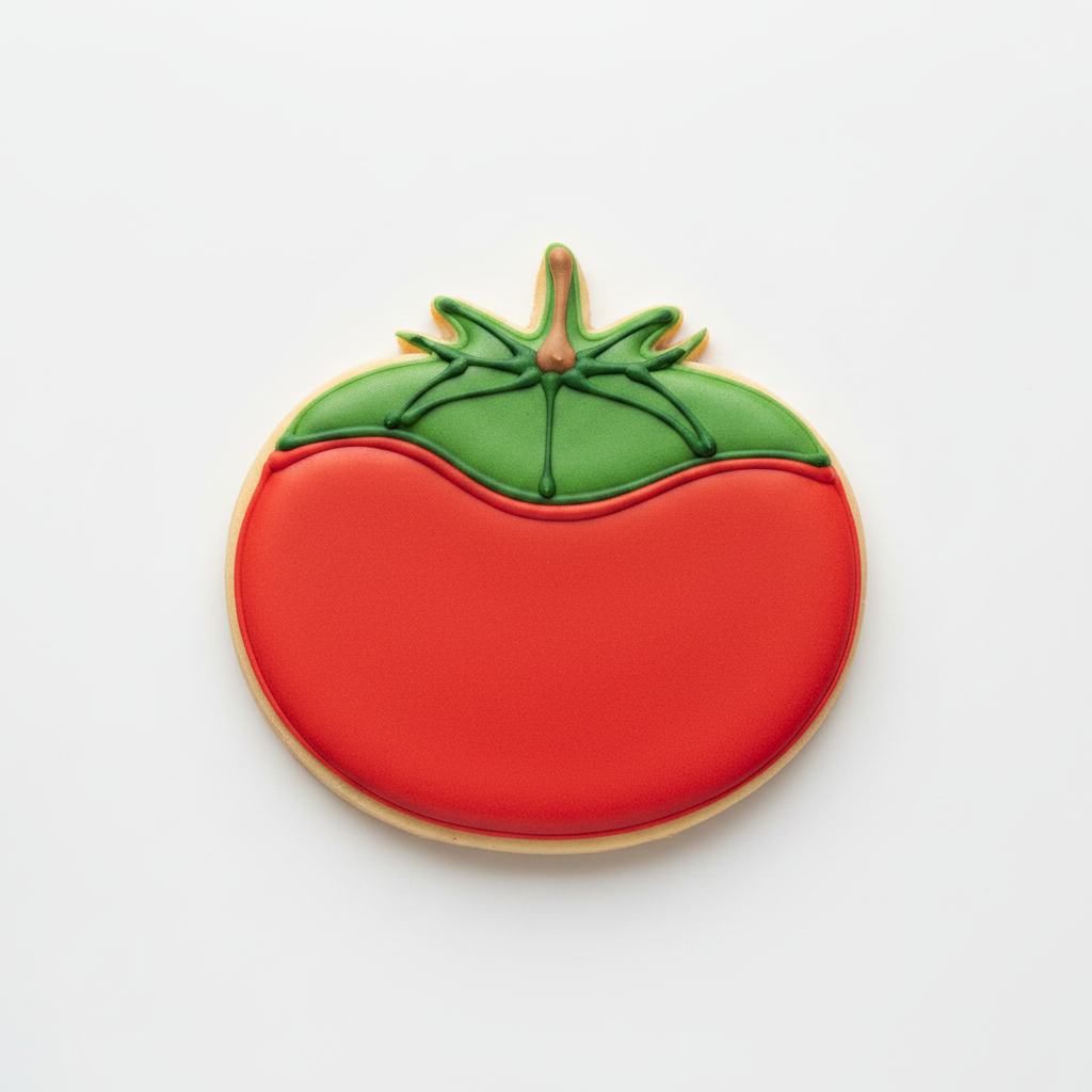 Tomato Cookie Cutter with Easy Push Design — photo 2