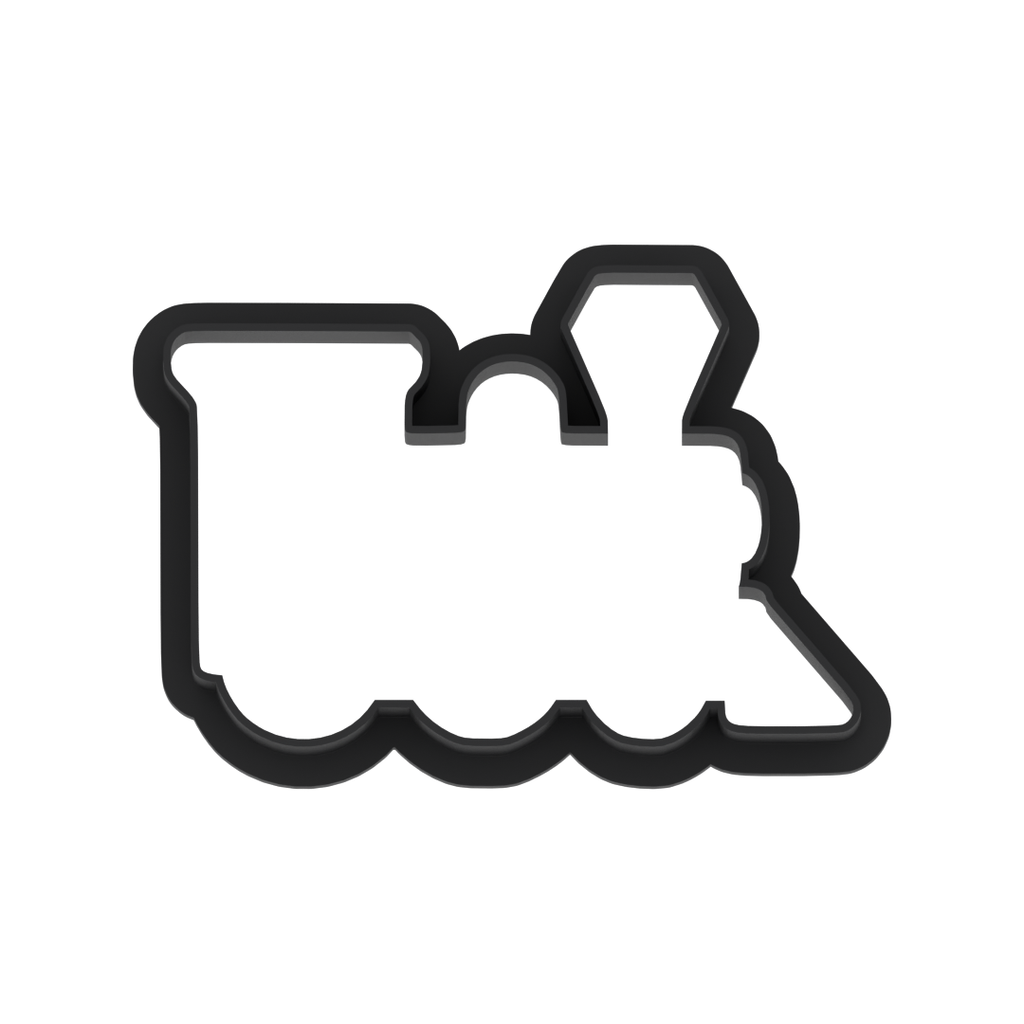 Train Engine Cookie Cutter with Easy Push Design — photo 6