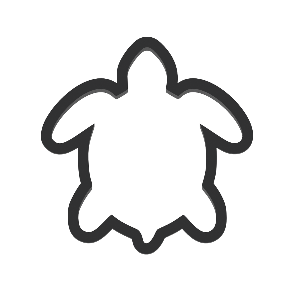 Turtle Cookie Cutter with Easy Push Design — photo 3