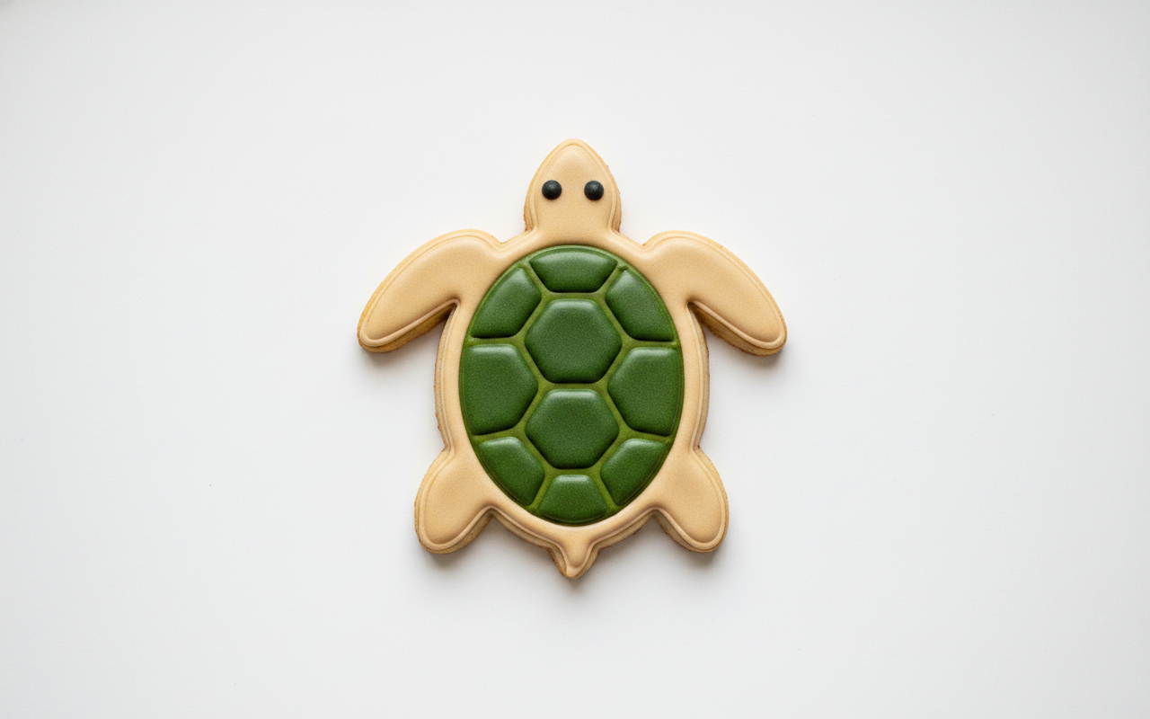 Turtle Cookie Cutter with Easy Push Design — photo 2