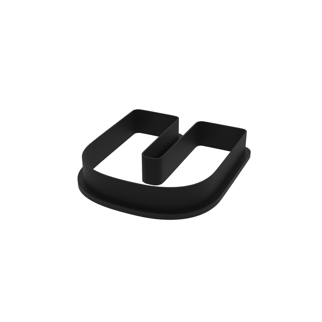 U Capital Block Letter Cookie Cutter with Easy Push Design — photo 4