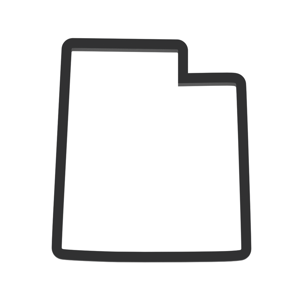 Utah State Cookie Cutter with Easy Push Design — photo 3