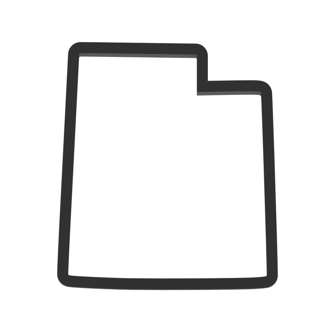 Utah State Cookie Cutter with Easy Push Design — photo 3