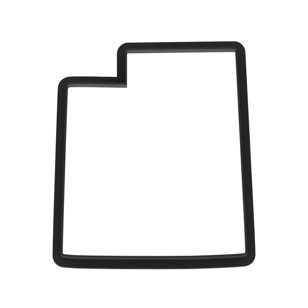 Utah State Cookie Cutter with Easy Push Design — photo 6
