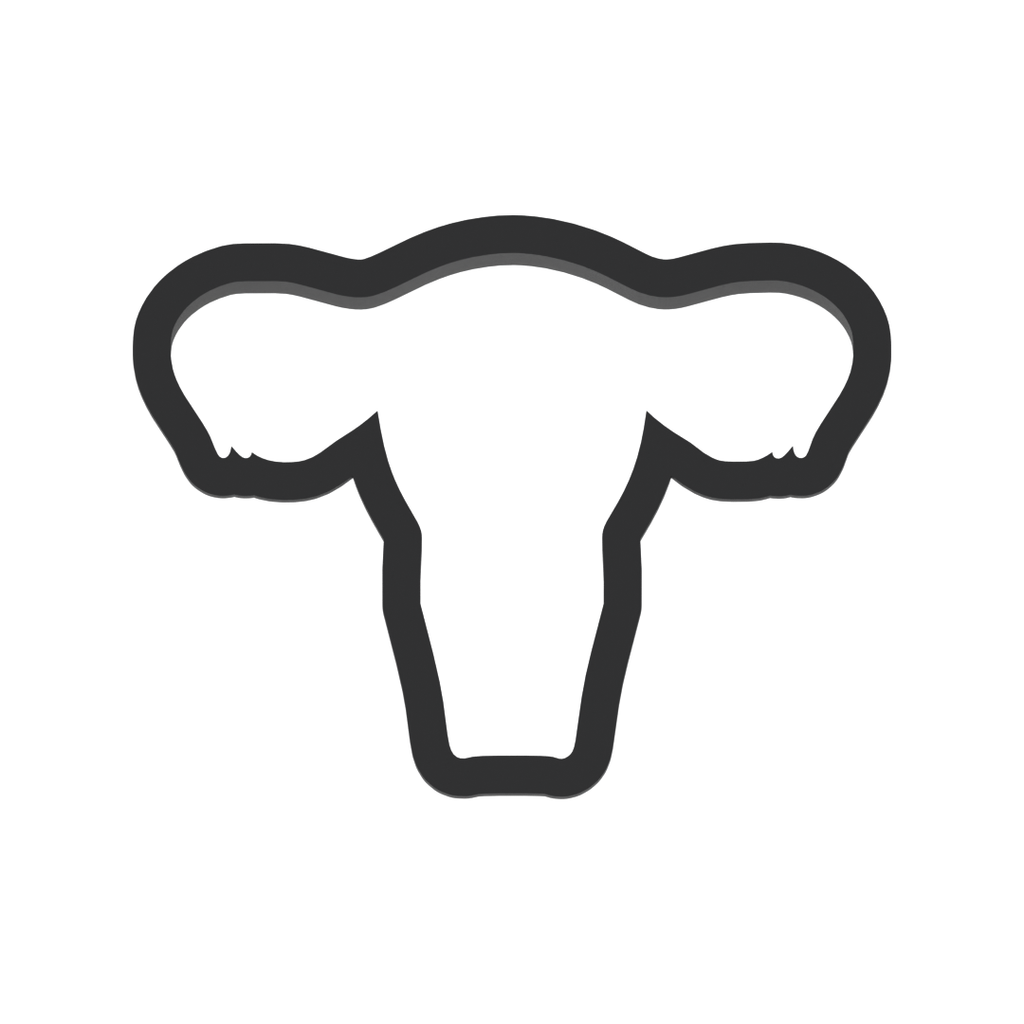 Uterus And Fallopian Tubes Cookie Cutter with Easy Push Design — photo 3