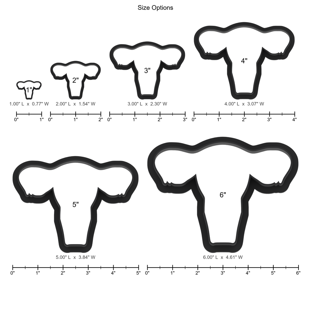 Uterus And Fallopian Tubes Cookie Cutter with Easy Push Design — photo 5