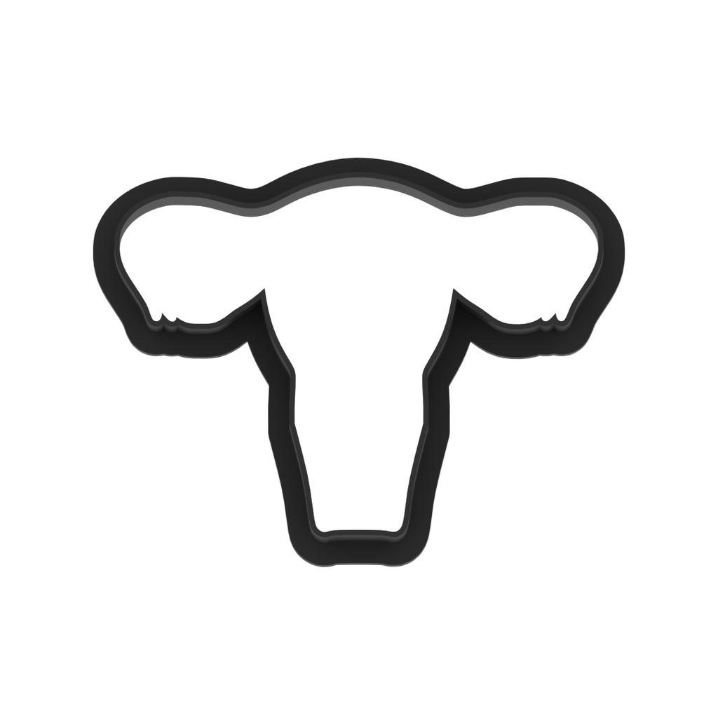 Uterus And Fallopian Tubes Cookie Cutter with Easy Push Design — photo 6