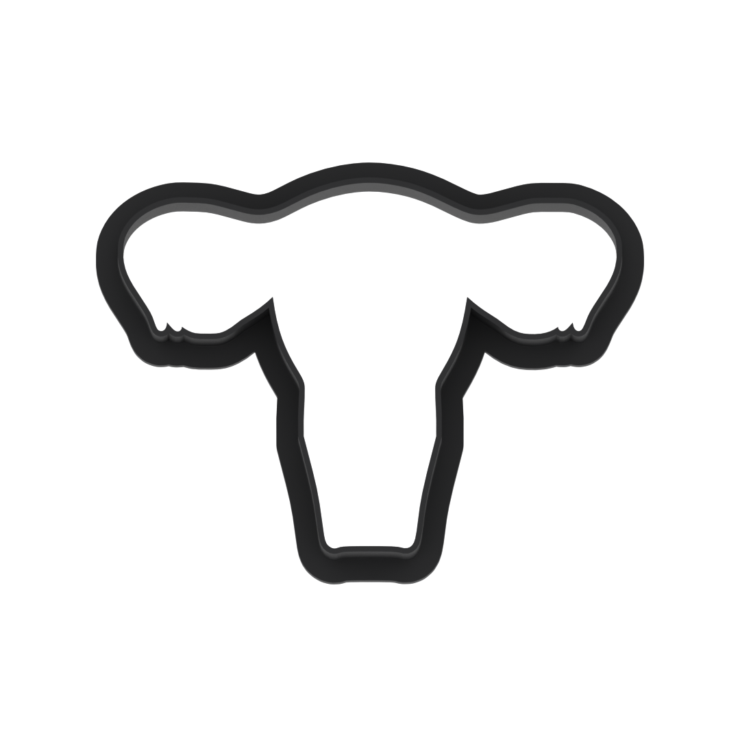 Uterus And Fallopian Tubes Cookie Cutter with Easy Push Design — photo 6