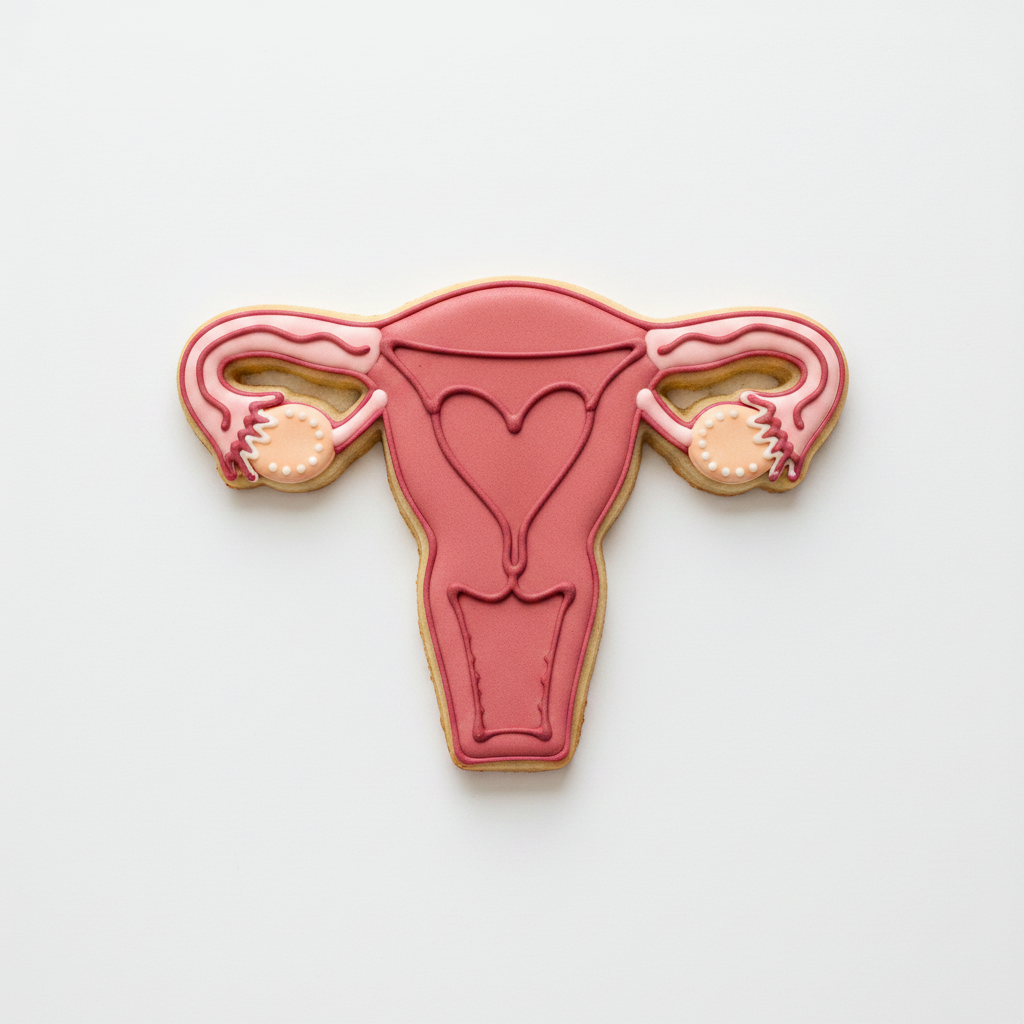 Uterus And Fallopian Tubes Cookie Cutter with Easy Push Design — photo 2