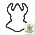 Viking Cookie Cutter with Easy Push Design — main photo