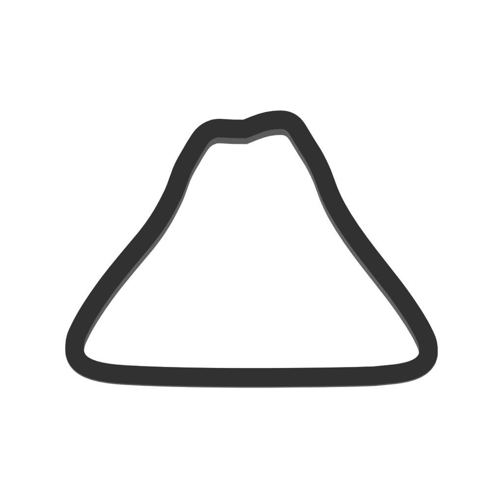 Volcano Cookie Cutter with Easy Push Design — photo 3