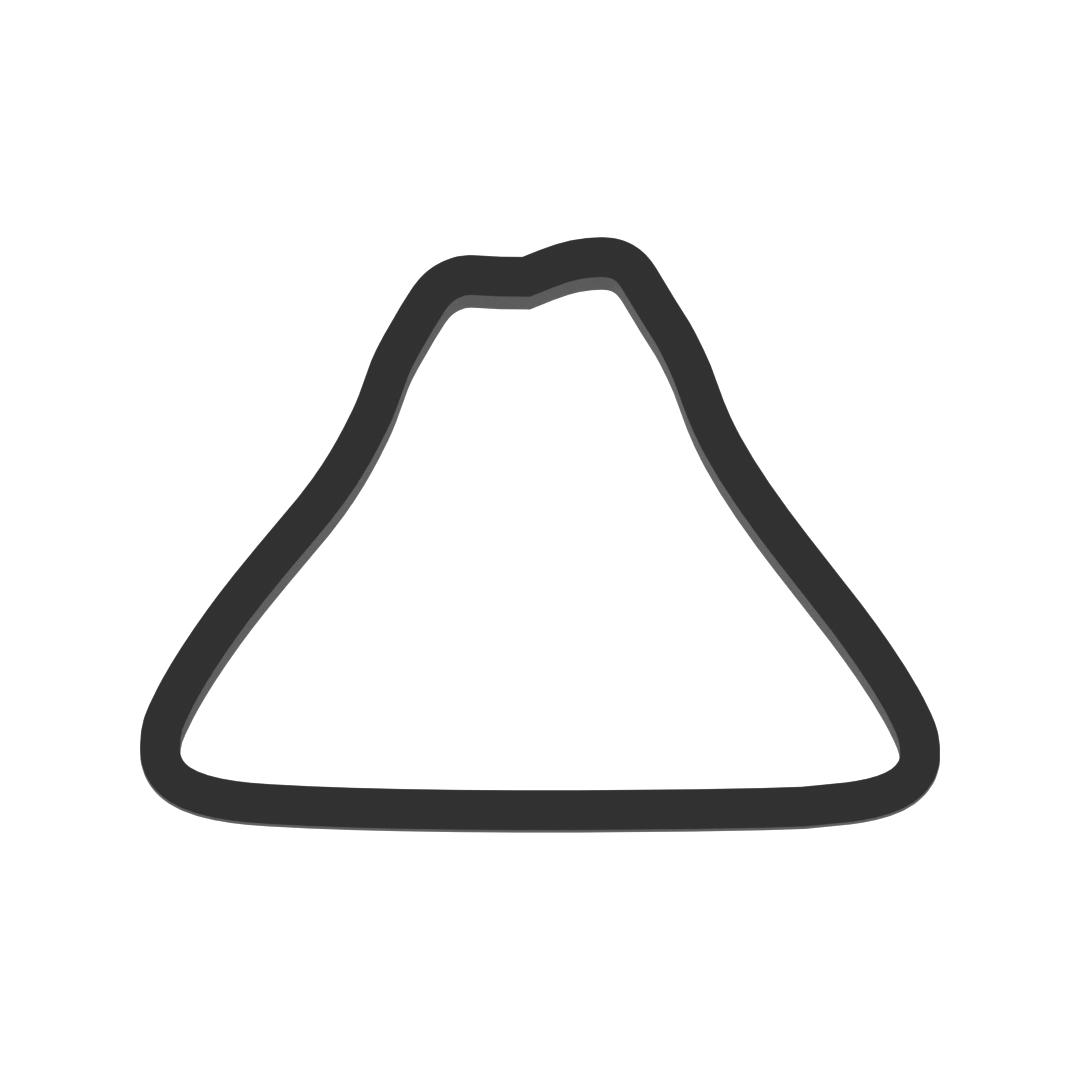 Volcano Cookie Cutter with Easy Push Design — photo 3